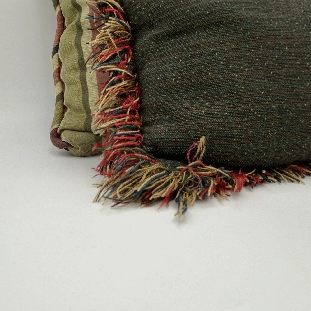 2 Borgata Jacquard? Tapestry Golf Pillow Elegant Retro Accent Chic Home Decor